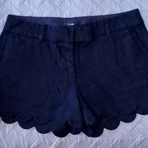 J. Crew Scalloped Shorts